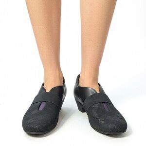 BeautiFeel Comfort Block Heel Shoes Size 40 US 9 9.5 Leather Made in Israel